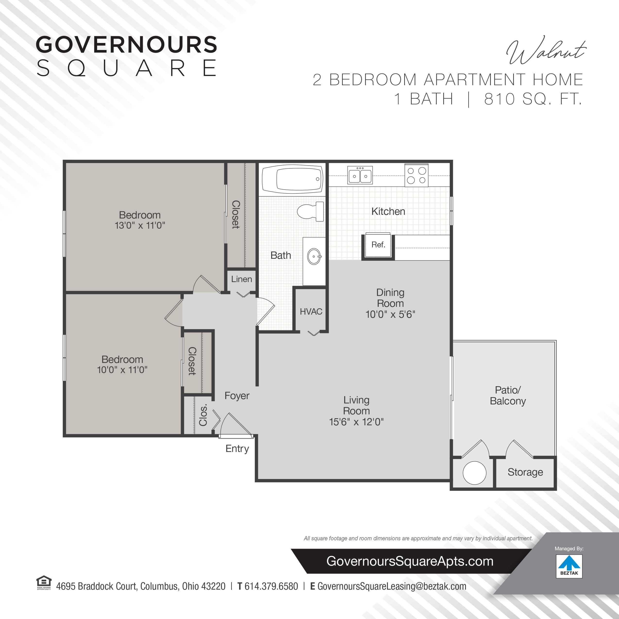 Walnut floor plan